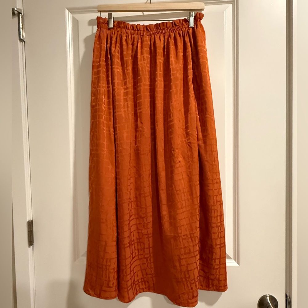 Anthropologie Sunday in Brooklyn maxi skirt
